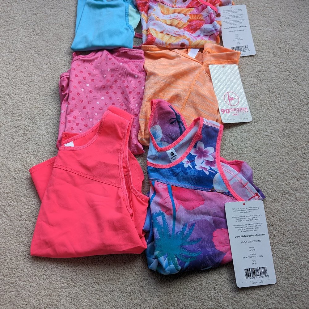 7 girls tanks 3 with tags size 10/12